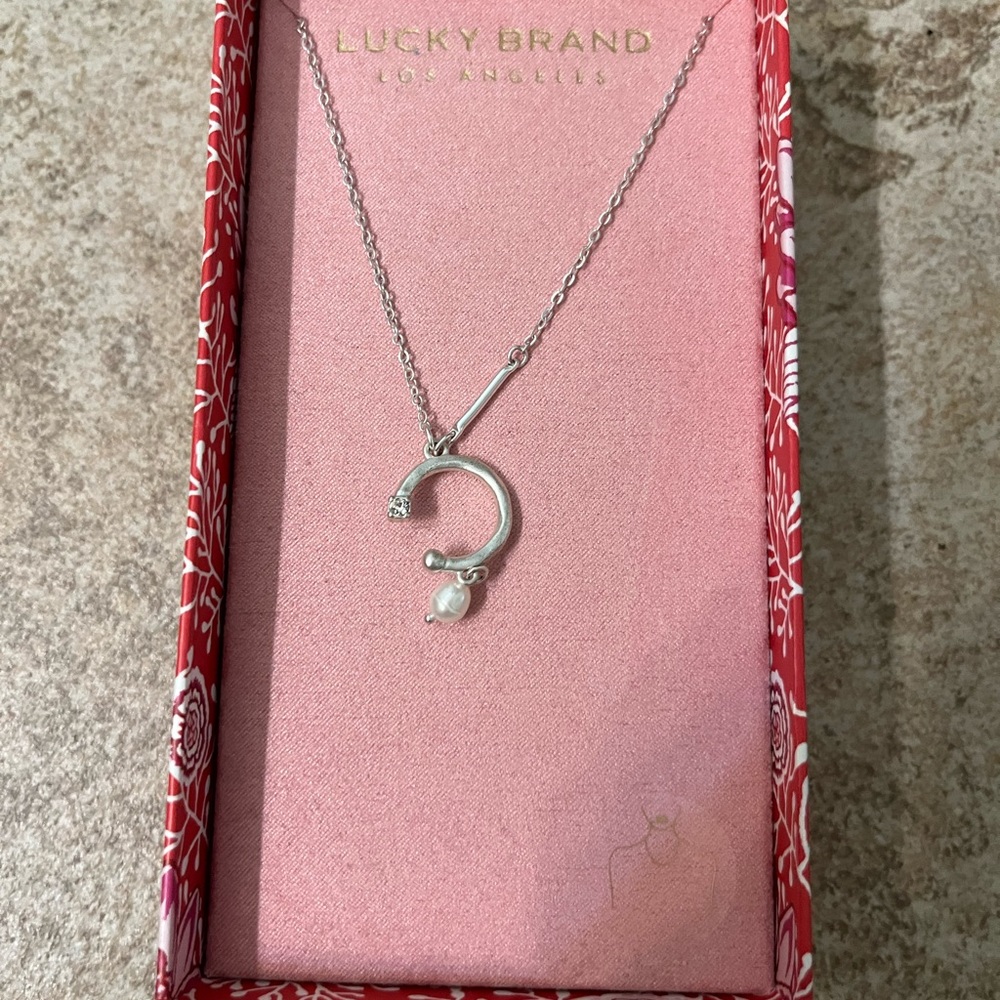 NWT Lucky Brand Silver Necklace
